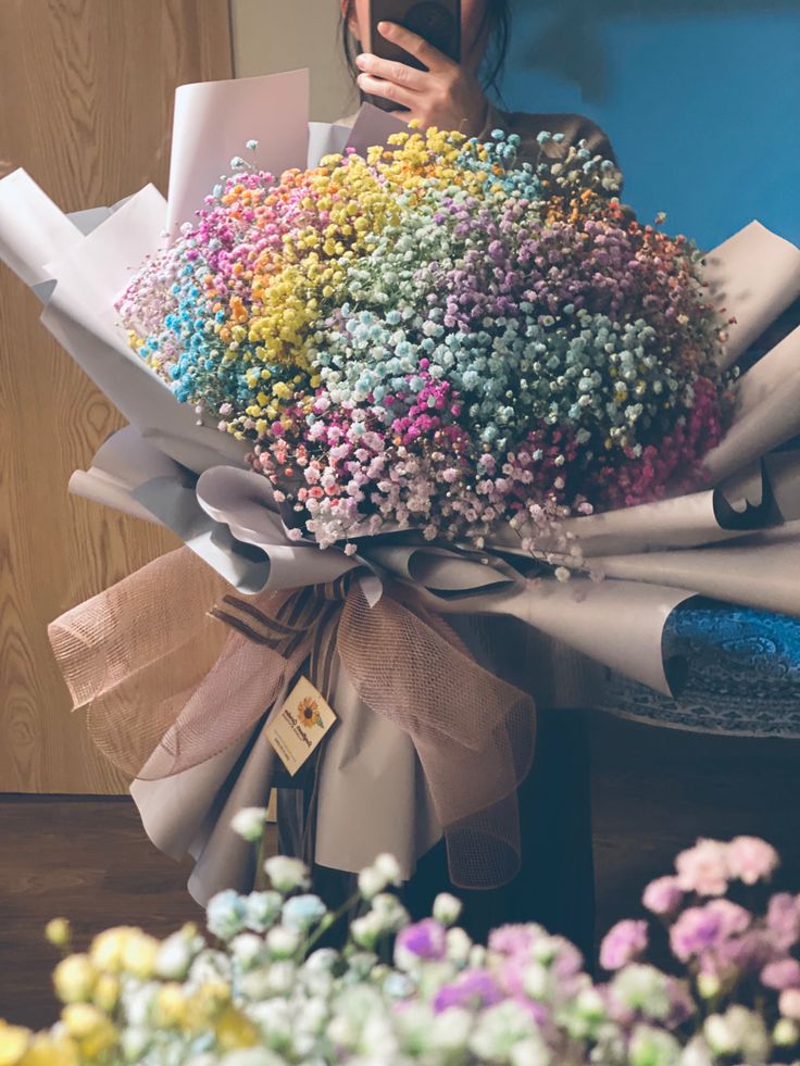 Hoa baby nhiều màu